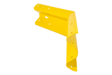 Invendig knæk/bøjning Gelænder Type A 45 grader Gul, b.l. 538 mm. 