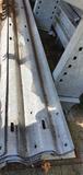 Autoværnplanke Type A lang 4300 mm Galvaniseret Stål - Brugt
