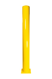 Stolpe 219x4,5x2000 mm. Gul - Med fodpladen