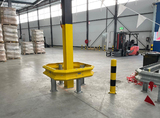 Vangrail type A 1-hoog Kolombescherming Geel