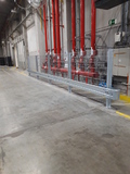 Beschermingsrail Type B 1-hoog met dubbelstaafmat