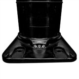 Flexpaal overrijdbaar - Ø160mm rood/wit klasse 2 | hoog 1m