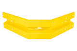 Hjørne Udvendige type B Gul, 2x45 gr, (skinneprofil) m.fl. 735 mm.